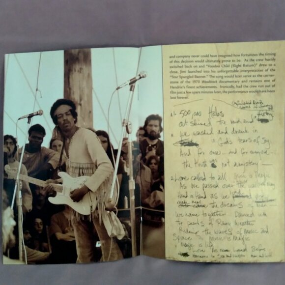 JIMI HENDRIX "Live At Woodstock" Definitive Deluxe 2-Disc DVD Set - Picture 8 of 8